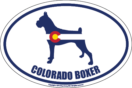 Colorado Breed Sticker Boxer