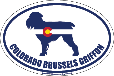 Colorado Breed Sticker Brussles Griffon