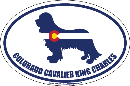 Colorado Breed Sticker Cavalier King Charles