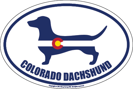 Colorado Breed Sticker Dachshund