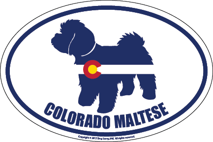 Colorado Breed Sticker Maltese