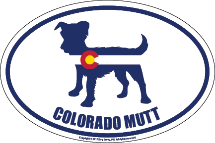 Colorado Breed Sticker Mutt