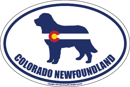 Colorado Breed Sticker Newfoundland