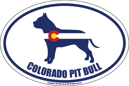 Colorado Breed Sticker Pit Bull